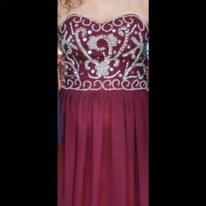 Strapless Prom Dress
